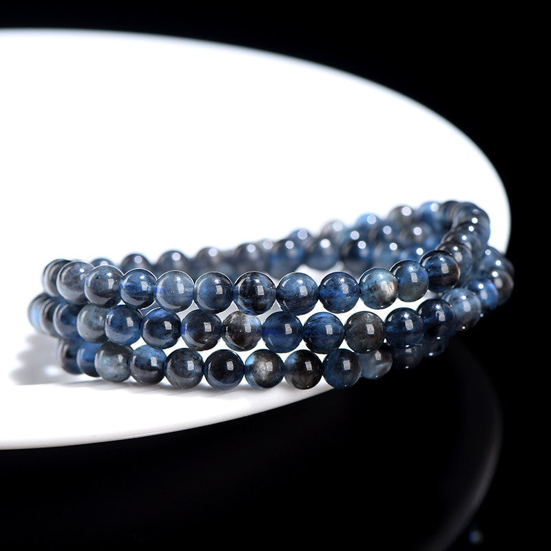 Grade 5A Deep Blue Aquamarine Bracelet
