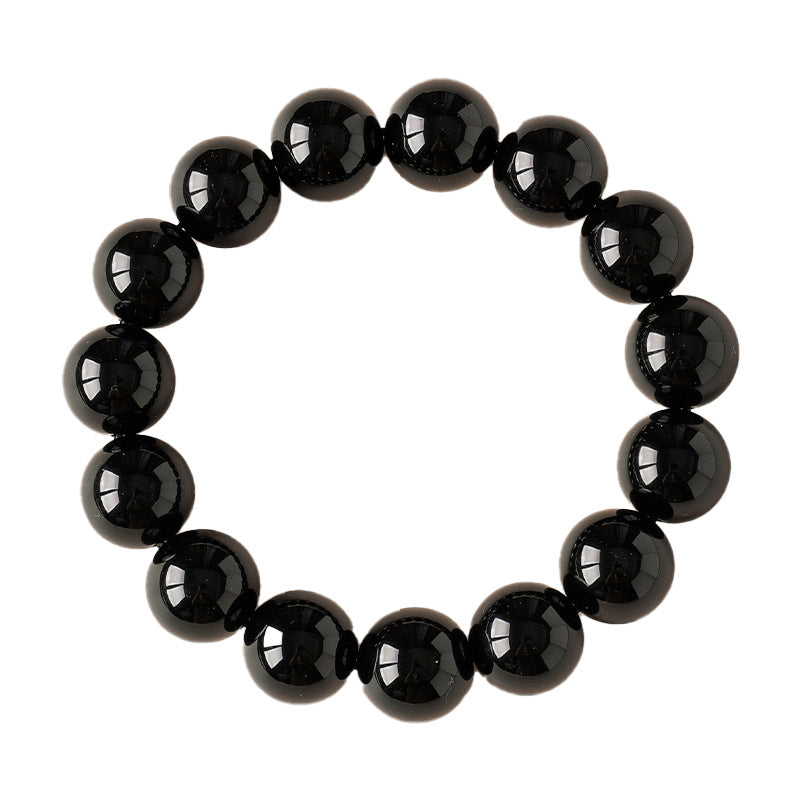 Natural obsidian energy bracelet