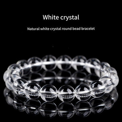 Natural Donghai White Crystal Bracelet