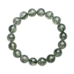 Grade 5A Transparent Green Hair Crystal Bracelet (Green Rutilated Quartz Bracelet)