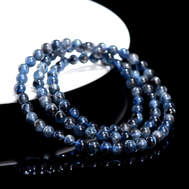 Grade 5A Deep Blue Aquamarine Bracelet