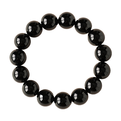 Natural obsidian energy bracelet